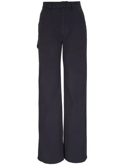 Nili Lotan Strap-detailing Trousers In Grey