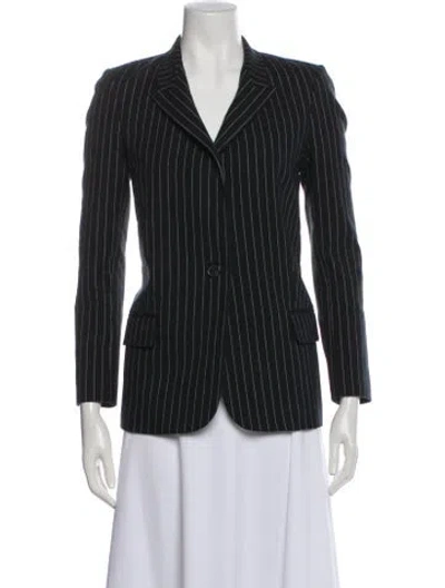Pre-owned Nili Lotan Striped Blazer In Multi