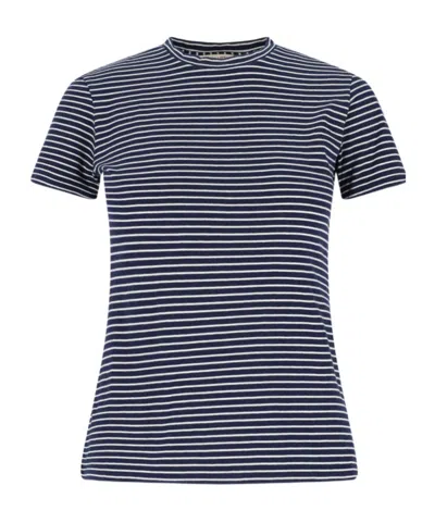 Nili Lotan Striped Graphic T-shirt