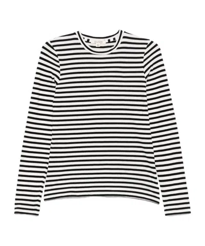 Nili Lotan Striped Graphic T-shirt