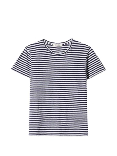 Nili Lotan Striped Short-sleeves T-shirt In Pattern