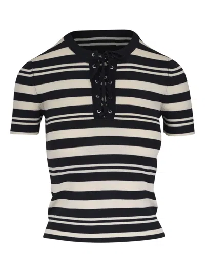 NILI LOTAN STRIPED T-SHIRT