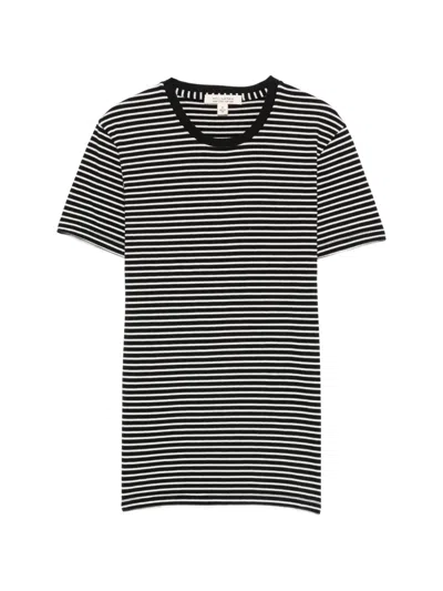 Nili Lotan Striped T-shirt In Black