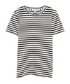 Nili Lotan Mariela Striped Cotton Jersey T-shirt In White
