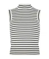 Nili Lotan Striped Vest In White