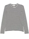 Nili Lotan Susana Striped Cotton Jersey T-shirt