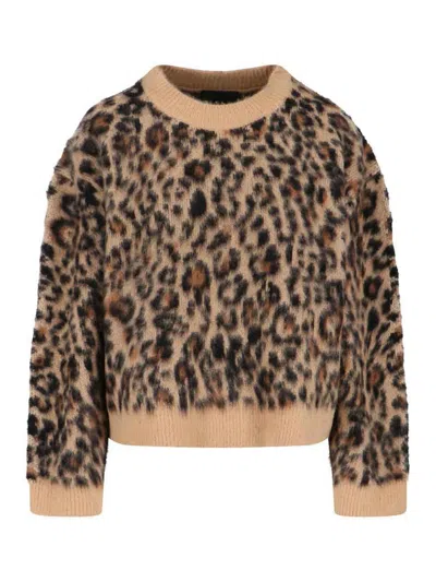 Nili Lotan Zamira Sweater In Brown Cashmere