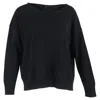 Nili Lotan Sweater In Black Cashmere In Black