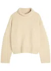 Nili Lotan Tabitha Cashmere-blend Jumper In White