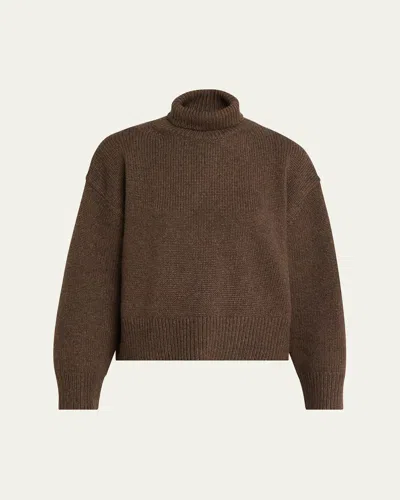 Nili Lotan Tabitha Cashmere Turtleneck Sweater In Brown