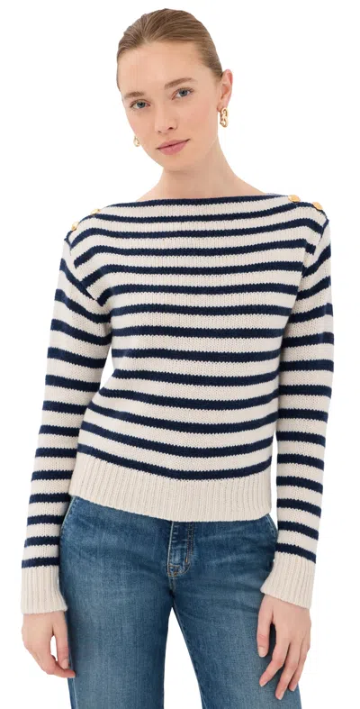 Nili Lotan Tandy Striped Cashmere Sweater In Multi