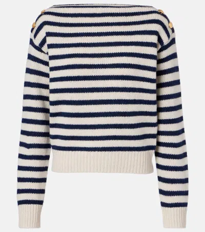 Nili Lotan Tandy Striped Cashmere Sweater In Multi