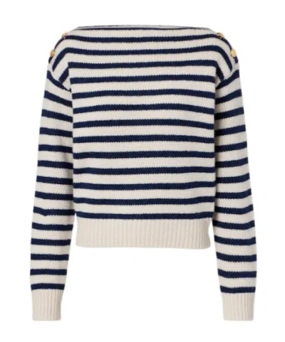 Nili Lotan Tandy Striped Cashmere Sweater In Multi