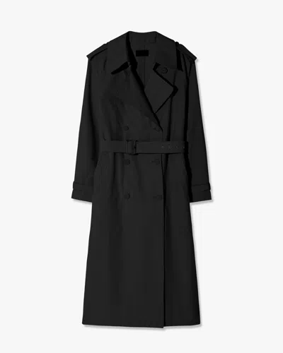 Nili Lotan Tanner Trench Coat In Black