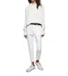 Nili Lotan Tel Aviv Stretch-cotton Twill Trousers In White