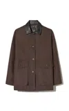 Nili Lotan Temperance Cotton Parka In Brown