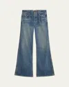 Nili Lotan Terrell Flared Jeans In Classic Wash