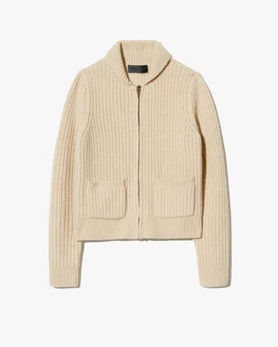 Nili Lotan Tessen Cardigan In Sand