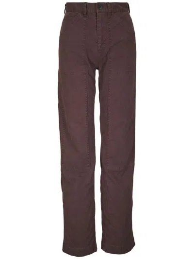 Nili Lotan Tibault Trousers In Brown