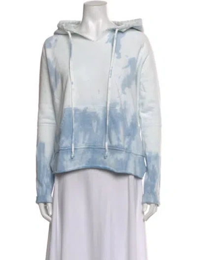 Pre-owned Nili Lotan Tie-dye Print Crew Neck Hoodie In Multi