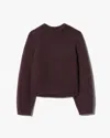 Nili Lotan Tomaso Cashmere Sweater In Burgundy