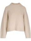 Nili Lotan Tomaso Cashmere Sweater Beige Melange In Neutrals