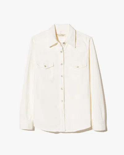 Nili Lotan Travis Shirt In White