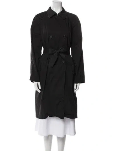 Pre-owned Nili Lotan Trench Coat In Black