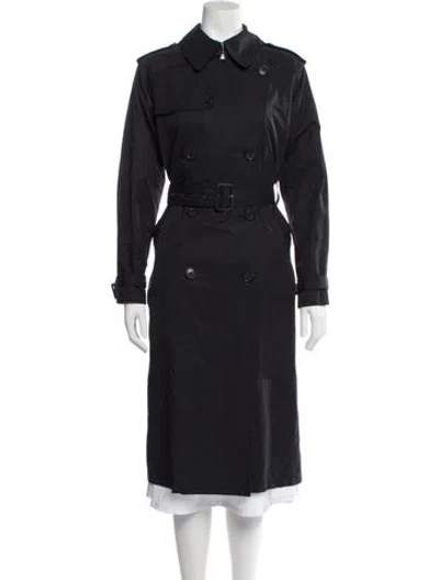 Pre-owned Nili Lotan Trench Coat In Black