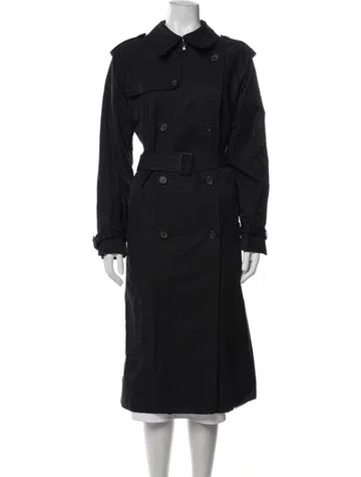 Pre-owned Nili Lotan Trench Coat In Black