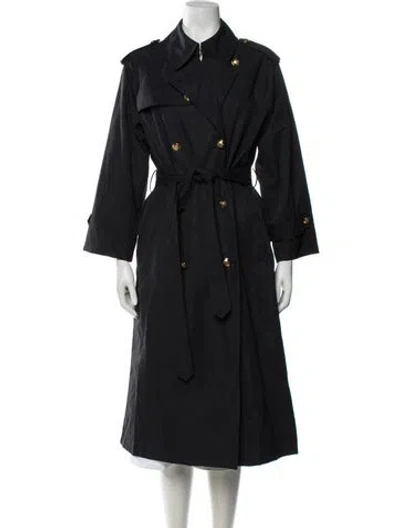 Pre-owned Nili Lotan Trench Coat In Black