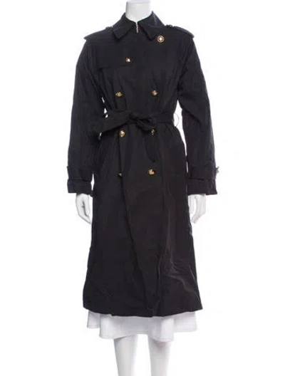 Pre-owned Nili Lotan Trench Coat In Blue