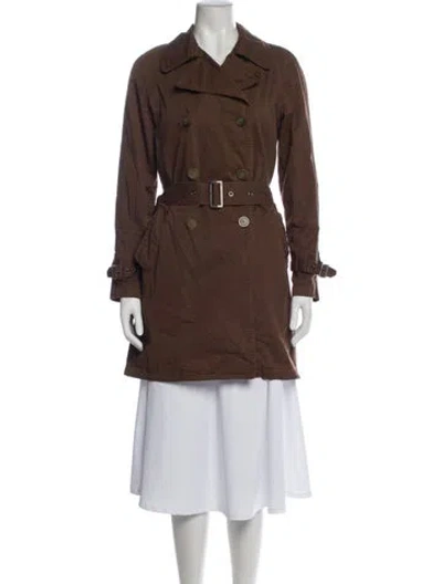 Pre-owned Nili Lotan Trench Coat In Brown