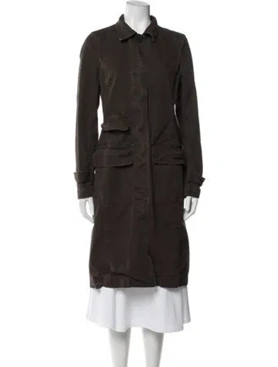 Pre-owned Nili Lotan Trench Coat In Brown