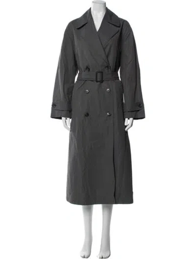 Pre-owned Nili Lotan Trench Coat In Gray