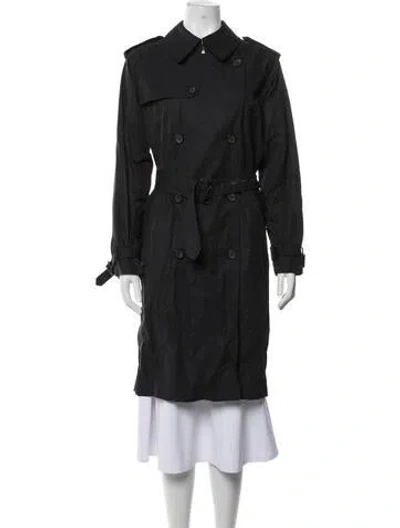 Pre-owned Nili Lotan Trench Coat In Grey