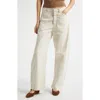 Nili Lotan Tribeca Straight Leg Pants In Stone