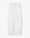 Nili Lotan Tribeca Cotton Pant In White