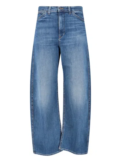 Nili Lotan 'tribeca' Curved Jeans In Blue