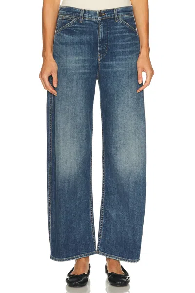 Nili Lotan Tribeca Curved Leg In Blue