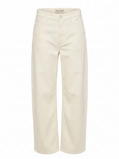 Nili Lotan Casual Trousers With Belt Loops In White