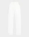 Nili Lotan Tribeca Straight Leg Pants In White