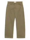 Nili Lotan Tribeca Twill Pants Military Green In Green