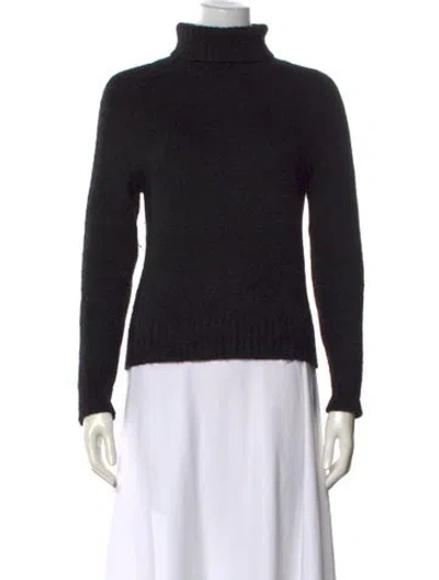 Pre-owned Nili Lotan Turtleneck Sweater In Black