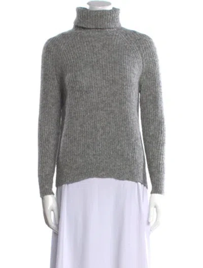 Pre-owned Nili Lotan Turtleneck Sweater In Gray