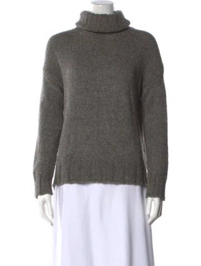 Pre-owned Nili Lotan Turtleneck Sweater In Gray