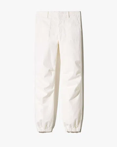 Nili Lotan Utility Cotton Pant In White