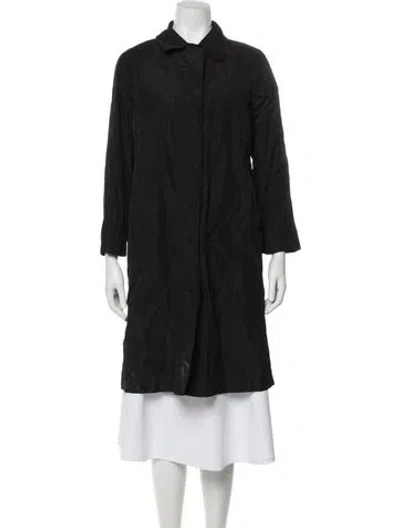 Pre-owned Nili Lotan Utility Jacket In Black