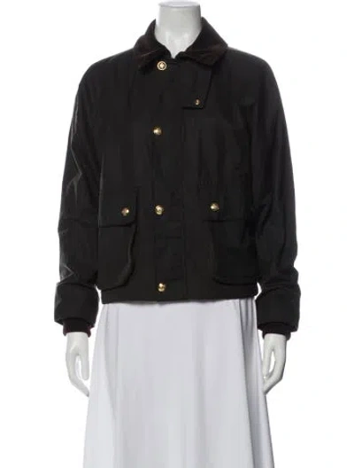 Pre-owned Nili Lotan Utility Jacket In Gray