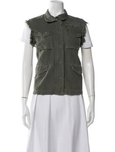 Pre-owned Nili Lotan Utility Jacket In Grey